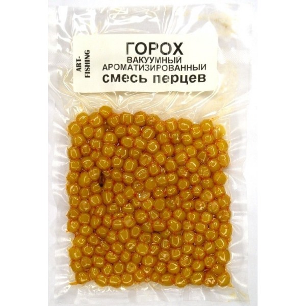 Насадковий горох, Art Fishing, вакуумне пакування, 100г, смак Суміш перців